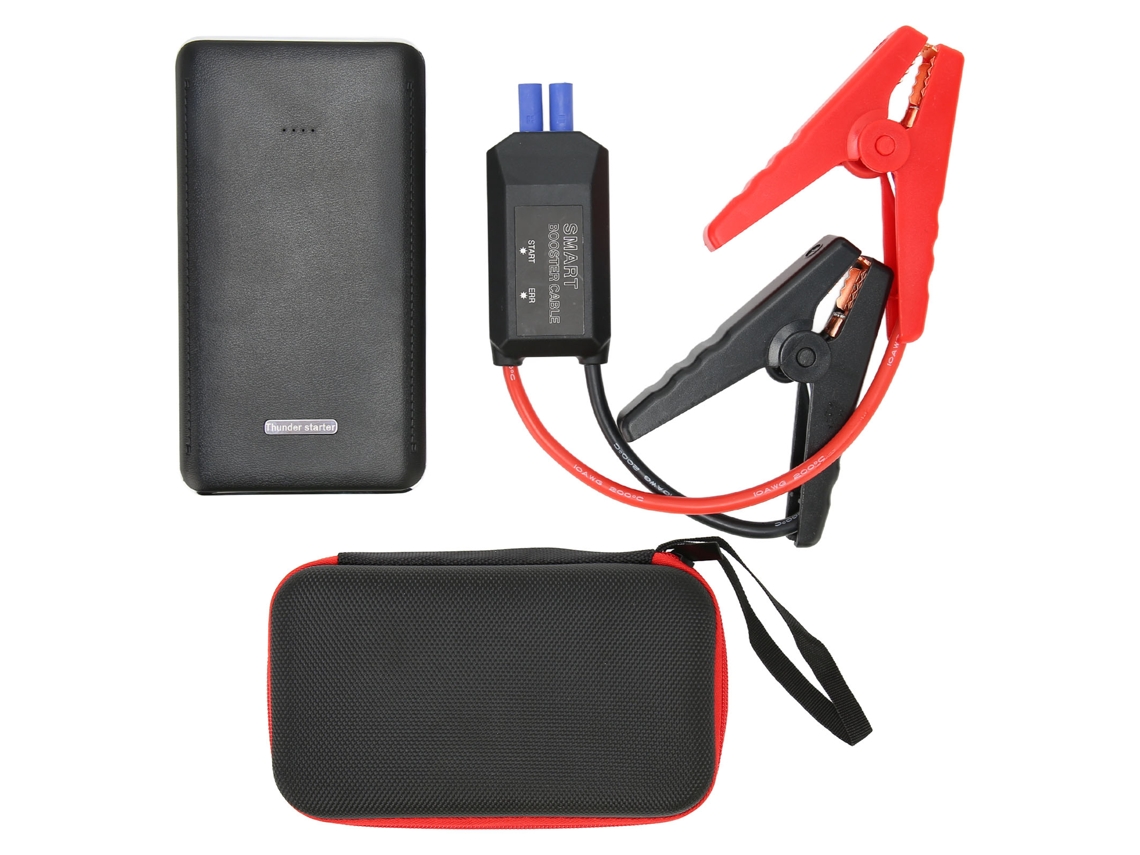 Iniciador Portátil 600a 8000mah 5.0l Gas 2.5l Diesel Luz Led