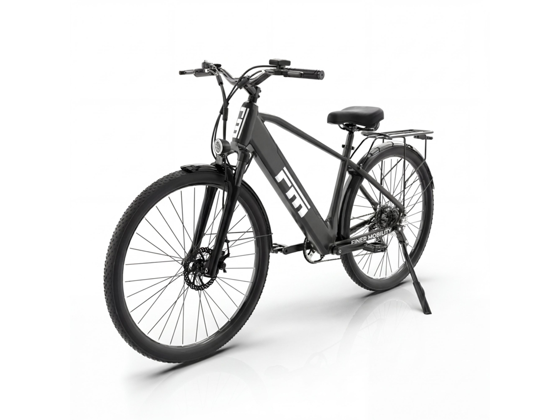Bicicleta Elétrica FM M1, Motor de 250 W e Bateria Amovível de 36 V 13 Ah