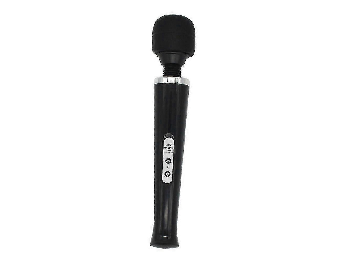 Varinha De Massagem Elétrica Preta Stick Massageador Tool Para Dor Nas Costas No Pescoço Eu Plug - Km