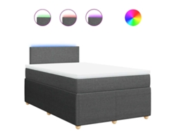 Box Spring Bed, Box Spring Beds Vidaxl Cinzeto Tecido (120 X 190 Cm)