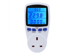 Laxiscreed Tomada De Energia Com Retroiluminação Azul 230v Para Reino Unido