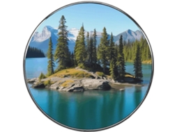 Ilha Do Espírito No Lago Ímã De Geladeira Colorido E Fofo, Feito De Liga Metálica, Ideal Para Quadro Branco, Armário