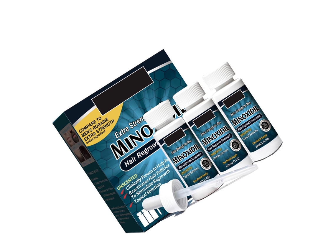 Suero Crecimiento Capilar South Moon 60ml*3 Jengibre Tratamiento Anticaída Repara Folículos Para Hombres