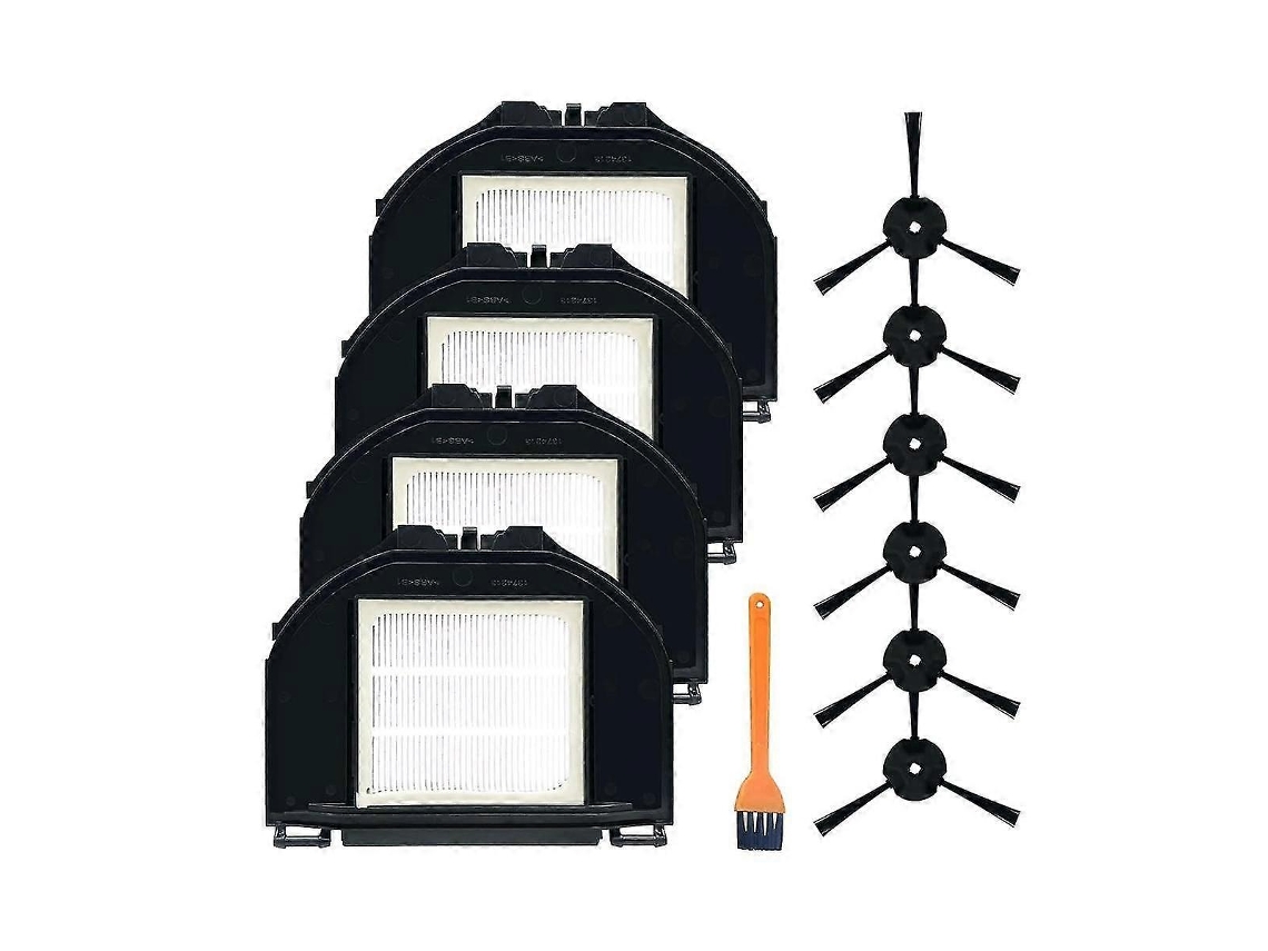 Filtros Hepa Para Aspirador De Pó E Escova Lateral Para Robô Lavável Rv2310/rv2310 (peça De Reposição)