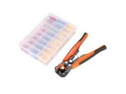 Alicate de Crimpar Terminal AWG 22 10 com Stripper e Cutter | S/MARCA