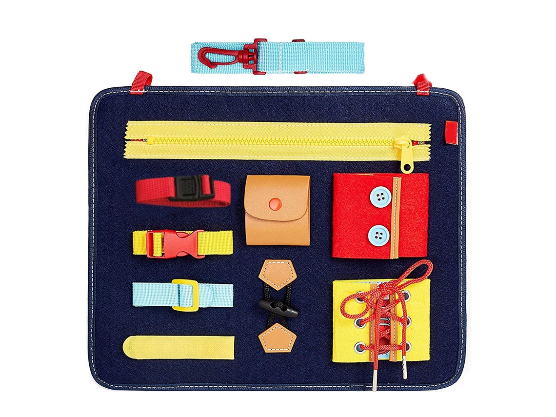 Quadro De Atividades Para Bebês Montessori Com Habilidades Básicas, Aprenda A Se Vestir, Brinquedos Educativos De Aprendizagem Aquaforge