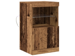 Conjunto 1 Buffet Moderno Vidaxl Castanho Derivados De Madeira (41 X 37 X 67 Cm)