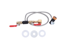 Adaptador De Mangueira De Co2 Da Laxiscreed Com Conexão Universal E Válvula Dupla Integrada