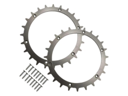 E6f Tlgr 01 2 Unidades de Pontas Antiderrapantes para Cortador de Grama Gardena R38li Husqvarna G3a 105 Flymo 1200r
