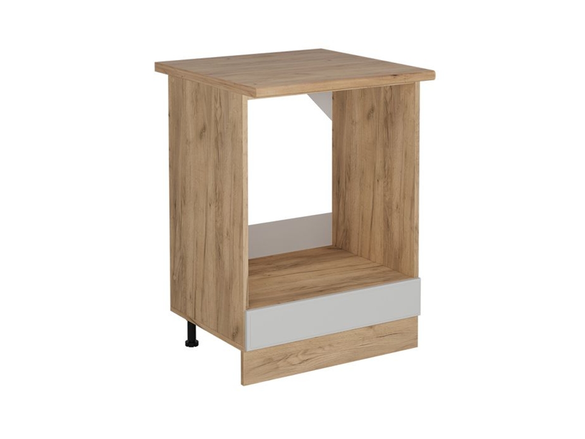 Móvel para forno R-Line, 60cm, PT Carvalho, Branco campestre, Carvalho de força dourado VICCO
