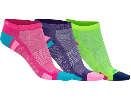 Pack 3 Pares Meias para Mulher GSA Corte Baixo Hydro+ 620 Performance 3 Pares Multicor para Corrida (EU 36-40)