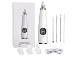 Kit Aparelho de Cravos + Agulhas de Extração Prata Limpeza Completa da Pele YANYXR