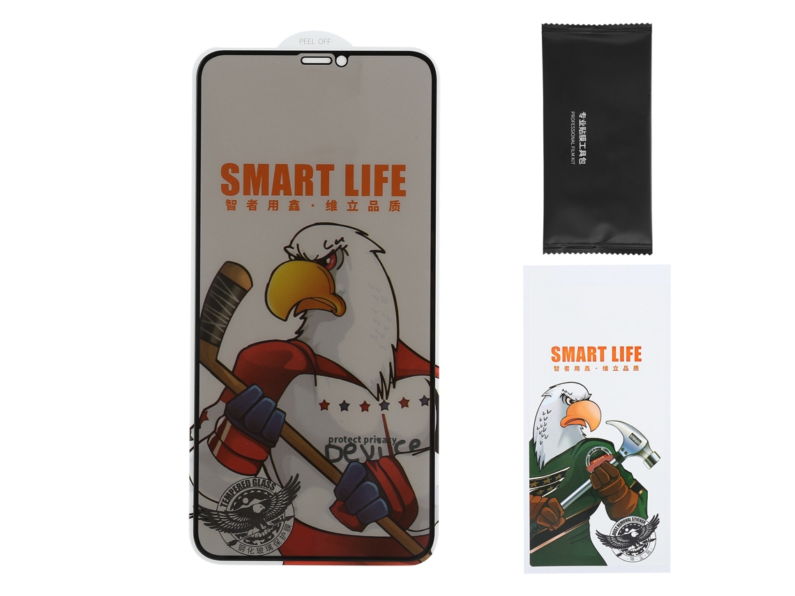 Protetor de tela de privacidade para iPhone 11 Pro Max/Xs Max anti piscadela EOOCOO