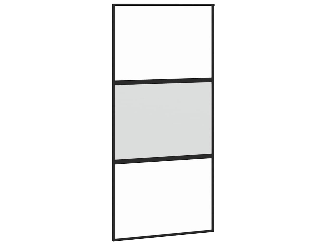 Sliding Door, Sliding Doors Vidaxl Preto Vidro (102.5 X 205 Cm)