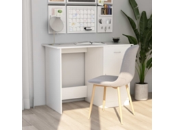 Vidaxl Secretária 100x50x76 Cm Derivados De Madeira Branco
