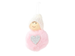Lindo Pingente De Natal Para Meninas, Mini Pingente De Boneca Durável Para Decorar Sua Árvore De Natal. Hengjian