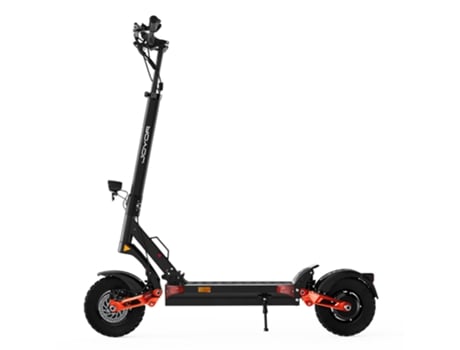 T10 Dobrável Patinete Elétrico Motor 2x1000w Bateria 60v18ah Pneus De 10 Polegadas Travões A Disco Hidráulicos Preto Joyor