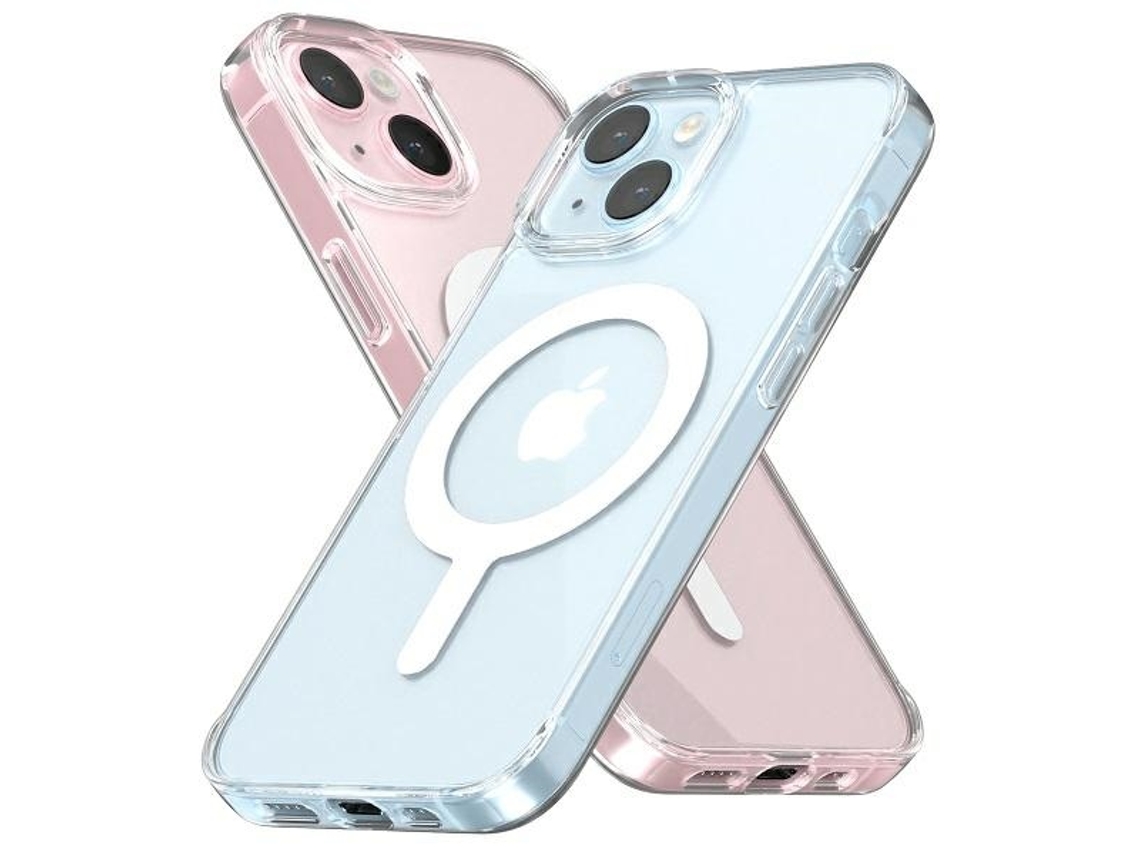 Capa Magsafe para iPhone 15 MERCURY Pele Sintética Transparente