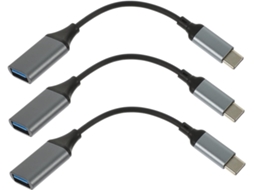 Cabo De Dados Usb-c 3 Peças Com Adaptador Conversão Para Usb Outros