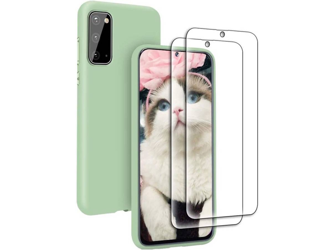 Capa + Película Samsung Galaxy S20 HONGWE. Verde