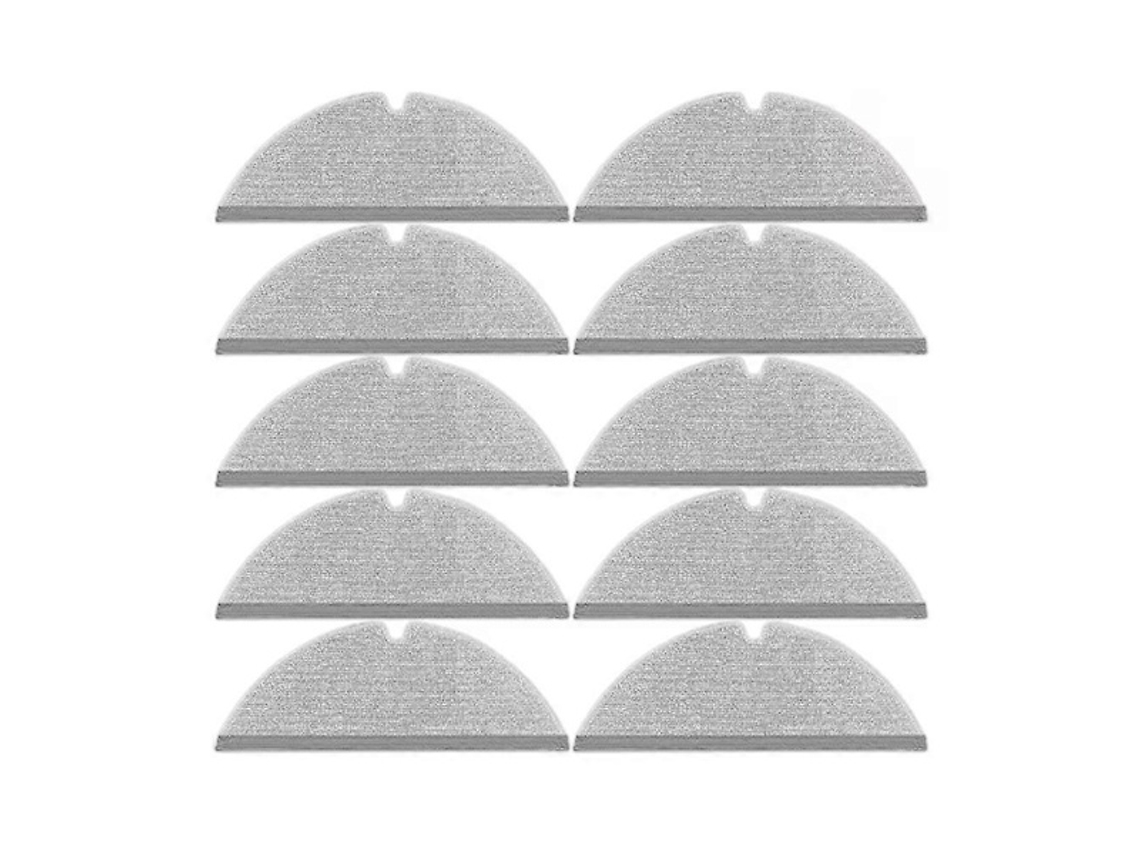 Conjunto de 10 Panos Limpeza para Esfregão Dreame D20 Plus/ Dreame, Peças de Reposição para Limpeza Higiênica Pisos e Utensílios Doméstica BRILVIBERA