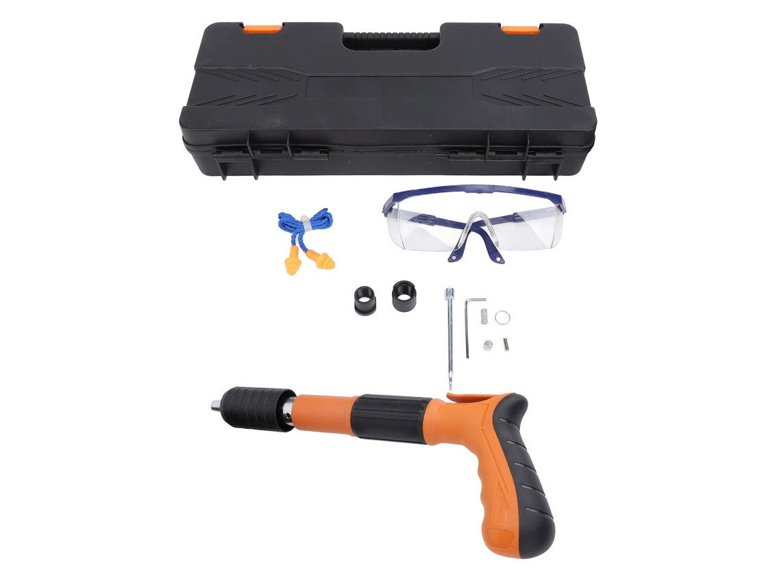 Pistola De Pregos De Teto Mini (prego Com Redução De Ruído, Descarga Automática De Resíduos)