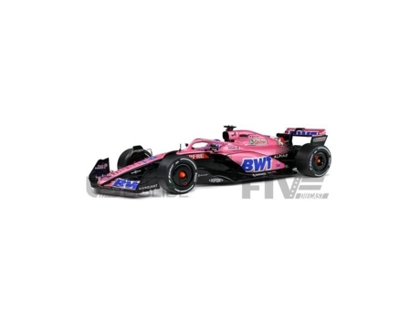 Carro Miniatura Colecionável SOLIDO 1/18 Alpine A522 Bahrain Gp 2022 Rosa