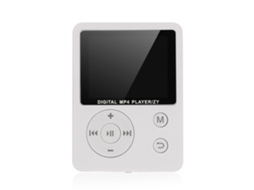 MP3 Player Yuexinghui T2, com cartão, tela, ultra fino, leve EOOCOO