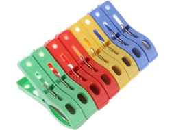 Prendedores De Roupa Alipis À Prova Vento, Com Cabo De Plástico Resistente, 40 Unidades Grandes, Cores Sortidas, Para
