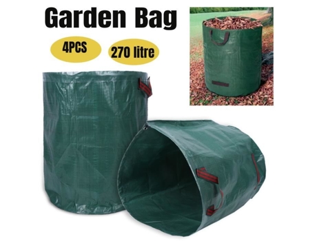 4Pcs 270L Saco de Resíduos de Jardim Saco de Jardim Reutilizável Resistente Hb041-Viq CUQUE