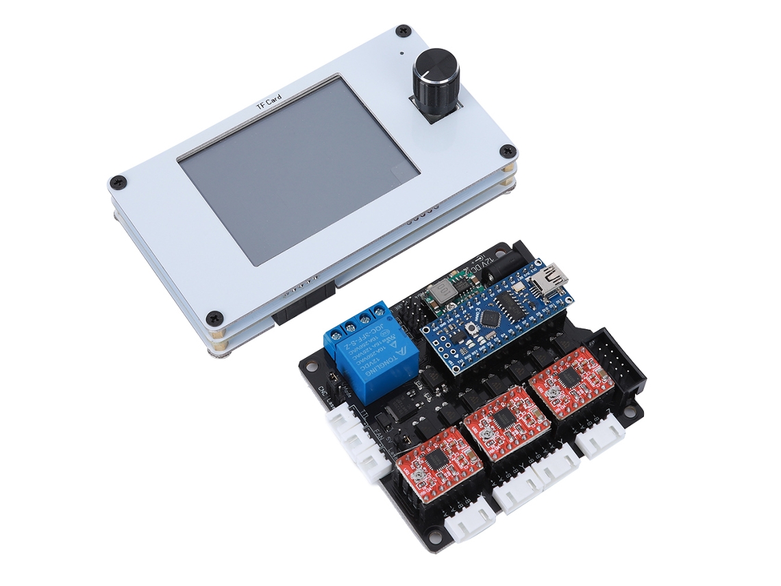 Placa de Controle Laser com Tela e Driver 3 Eixos