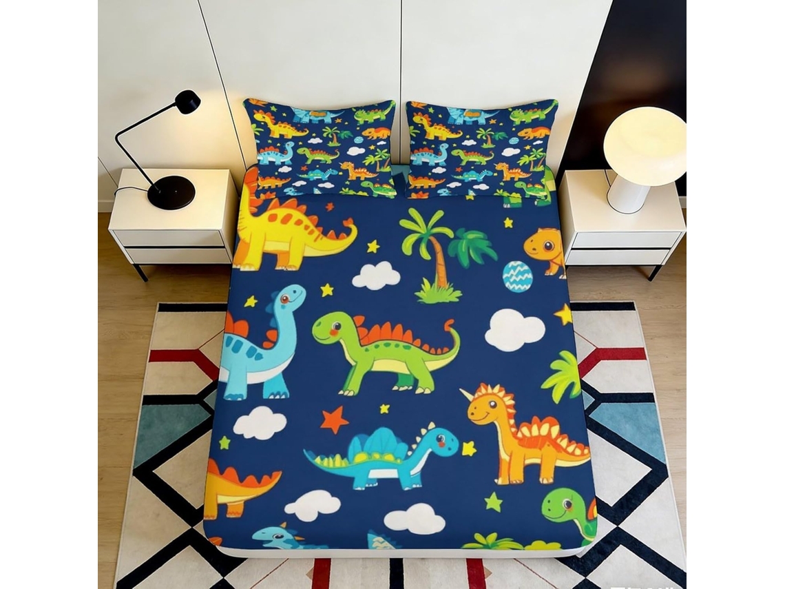 Conjunto de Cama Infantil em Microfibra Fronha 200x25cm