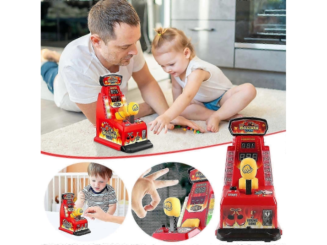 Máquina De Boxe Com Elasticidade Para Os Dedos Jogo/brinquedo Para Pais E Filhos Yvanyatoy Brilvibera