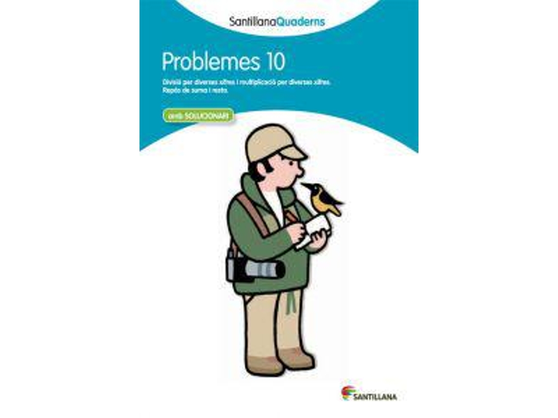 Livro SANTILLANA QUADERNS PROBLEMES 10