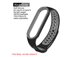 Cinto de Silicone, com Desconto Aplicável para Xiaomi Mi Band 5 EOOCOO