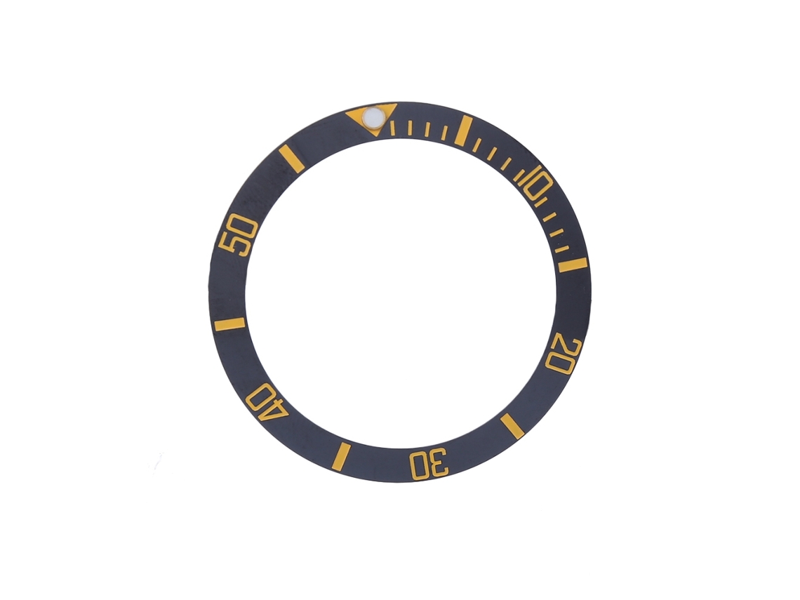 Anel De Bisel Cerâmico Para Relógio Pulseira 38mm De Substituição (laranja)