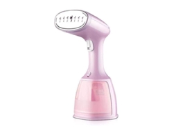 Vaporizador de roupas portátil compacto de 1500 W com 3 velocidades e reservatório de 300 ml.