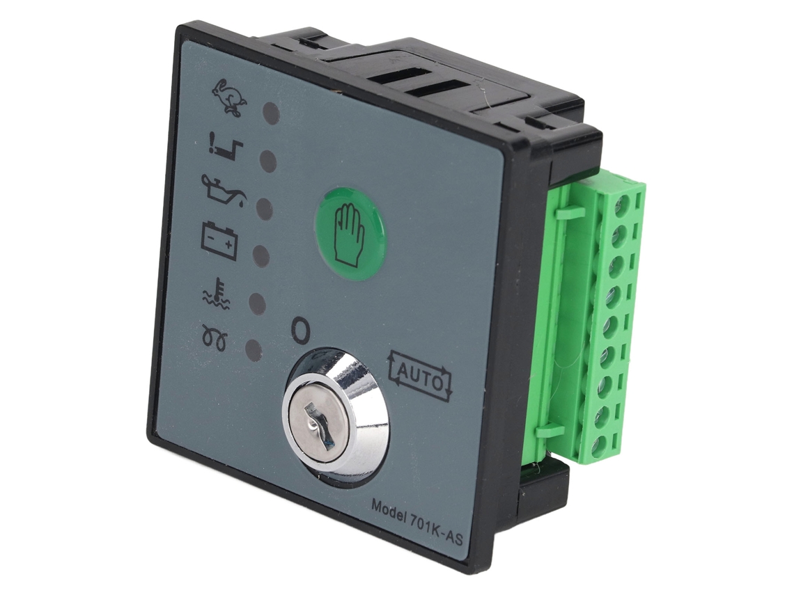 Controlador De Gerador Laxiscreed Com Arranque/paragem Manual E Indicador De Avaria Led