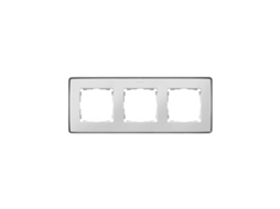 Moldura 3 Elementos Base Em Alumínio Branco Simon 82 Detail 8201630 243
