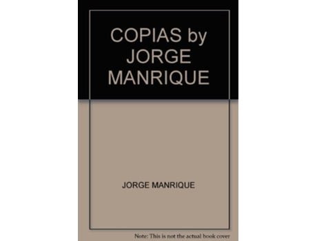 Livro Coplas Jorge Manrique De Jorge Manrique (espanhol)