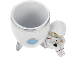 Porta Caneta Decorativo Em Resina Em Formato De Foguete Astronauta, Tamanho Pequeno, Leve E Resiste Gokoco