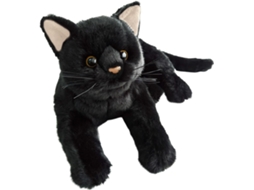 Gato De Pelúcia Preto, Brinquedo Pelúcia, Figura Animal