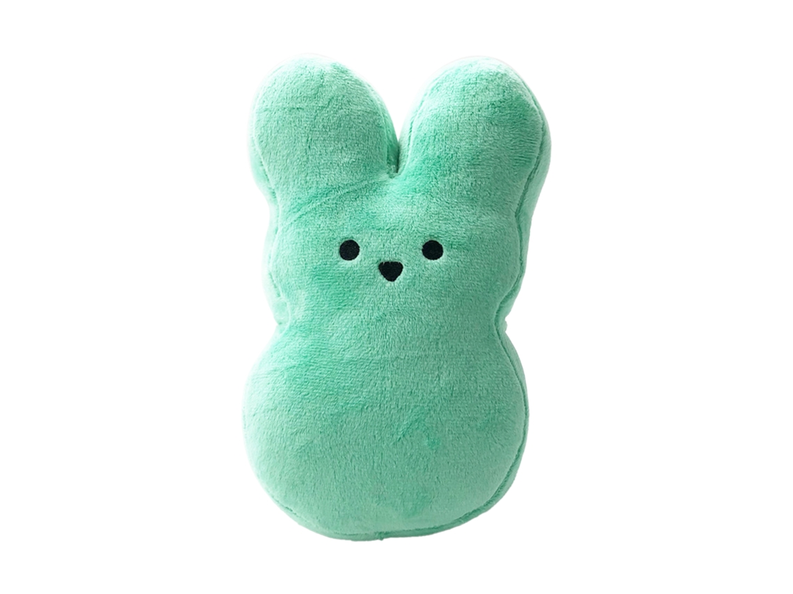 Boneco De Pelúcia De Coelho Páscoa Peeps Ornament Decoração Cartoon (verde)