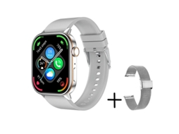 Smartwatch Qx17 Gps Bússola 100 Contatos Com Senha Yizhood (prata)