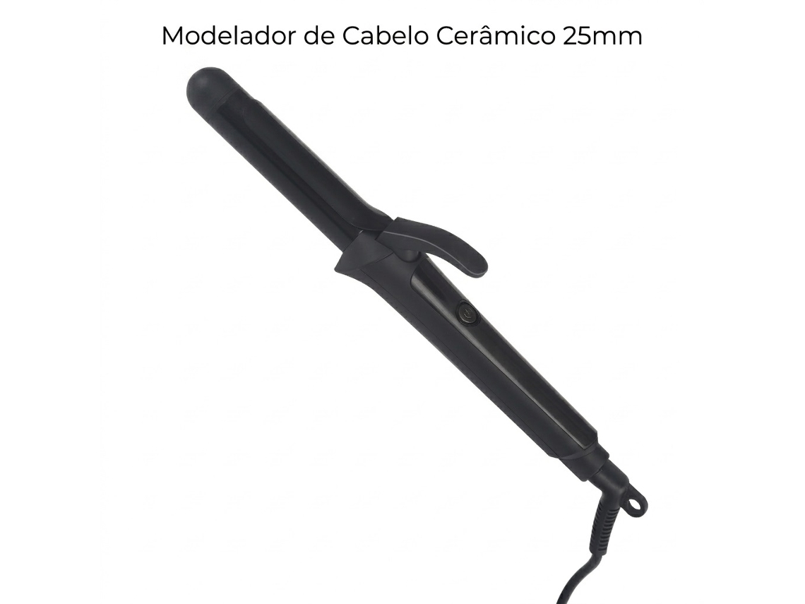 Modelador De Cabelo Cerâmico 25mm 43w