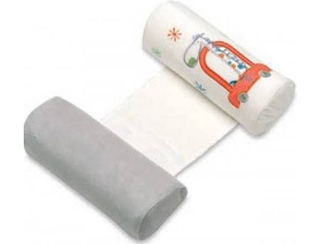 Saco Nórdico + Fronha de Almofada  Pirate Branco e Cinza (70x140 cm)