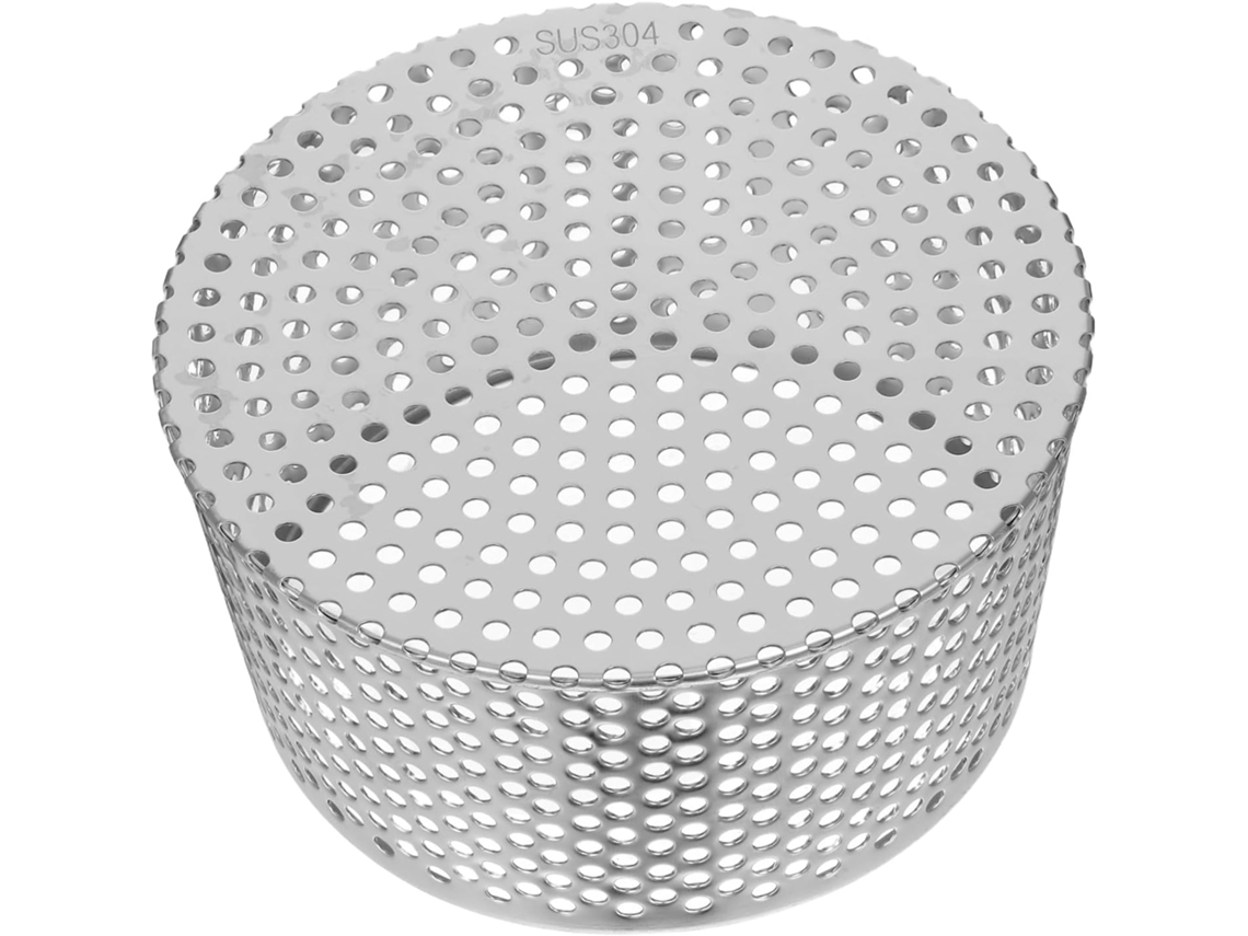 Inoomp Tampa de Ralo em Aço Inoxidável com Filtro para Piso, para Terraços, Jardins e Áreas Externas. Respirável, À CHABERLU