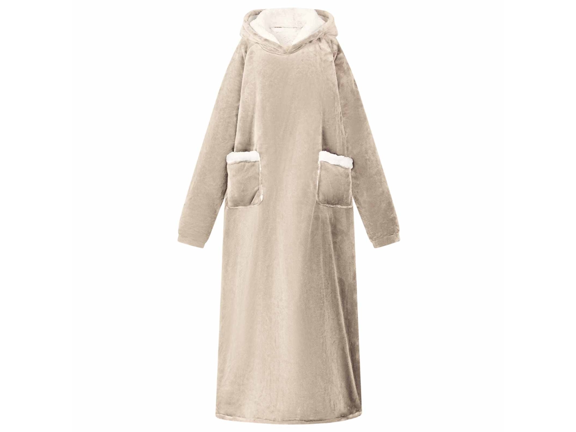 Vidaxl Sweatshirt Manta Bege M Fleece E Flanela