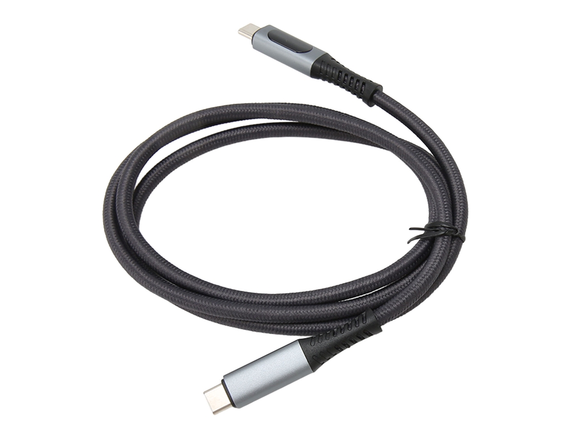 Aetheria cabo Usb C para C 100w Pd Transferência 10gbps 8k 60hz Usb 3.2 com Tela Digital