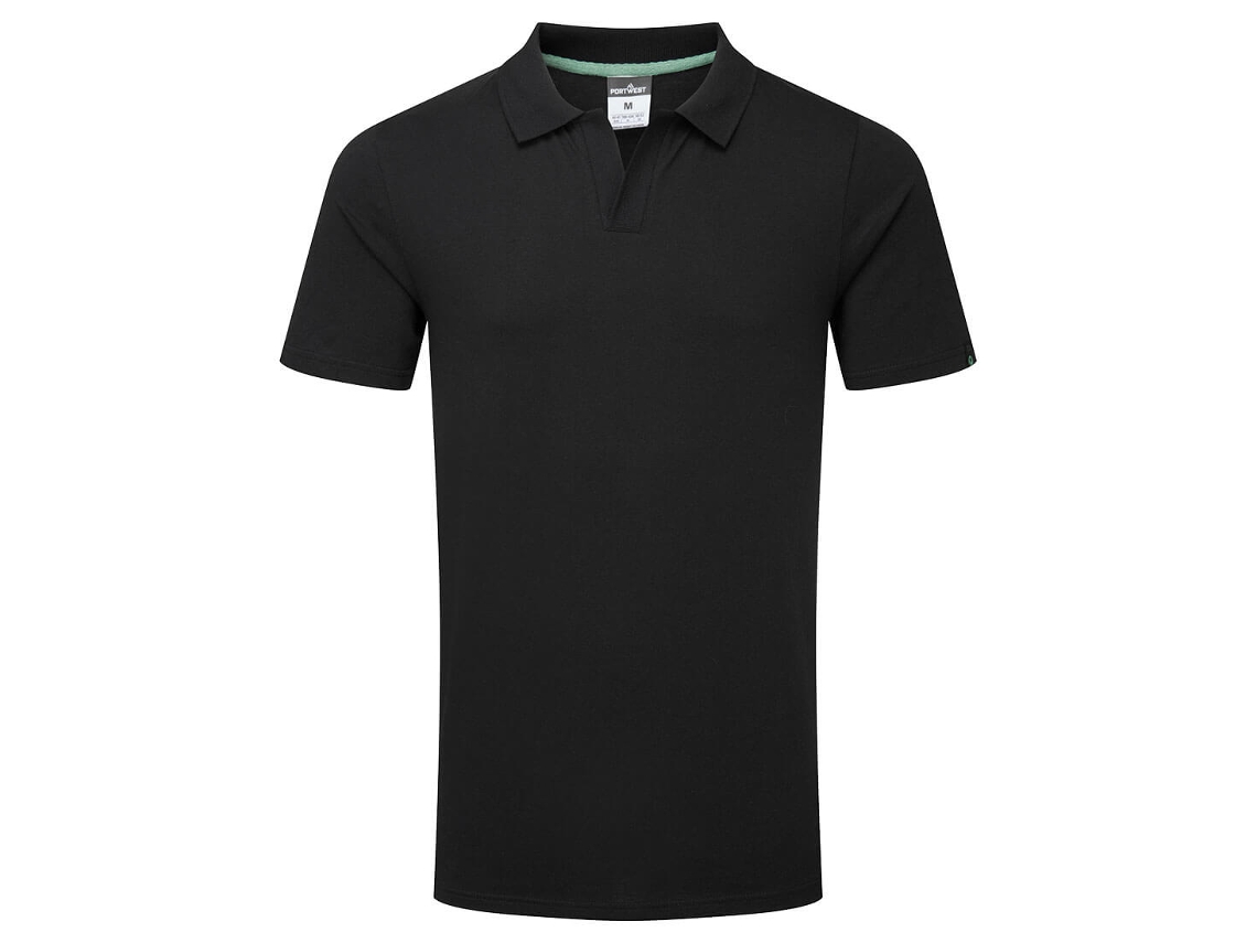 Polo De Algodão Orgânico Reciclável - Ecologia E Estilo Preto / Xl